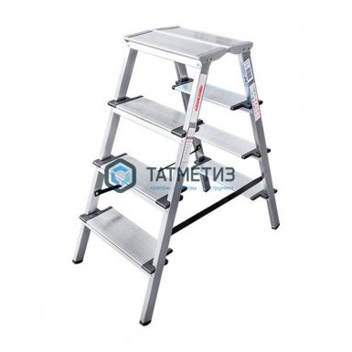 Стремянка 2-сторонняя алюм, ступень 130 мм, 2х5 |  «ТАТМЕТИЗ» Стремянка 2-сторонняя алюм, ступень 130 мм, 2х5 -  магазин «ТАТМЕТИЗ»