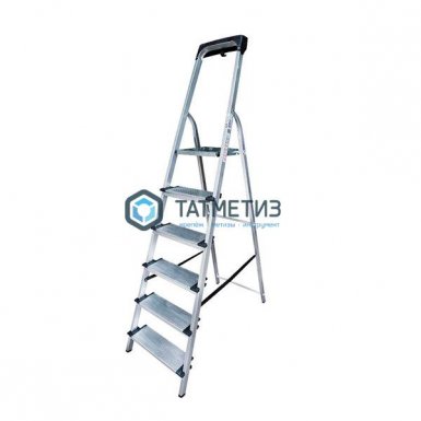 Стремянка 6 ступеней, алюм. с лотком-органайзером, ступень 130 мм |  «ТАТМЕТИЗ» Стремянка 6 ступеней, алюм. с лотком-органайзером, ступень 130 мм -  магазин «ТАТМЕТИЗ»