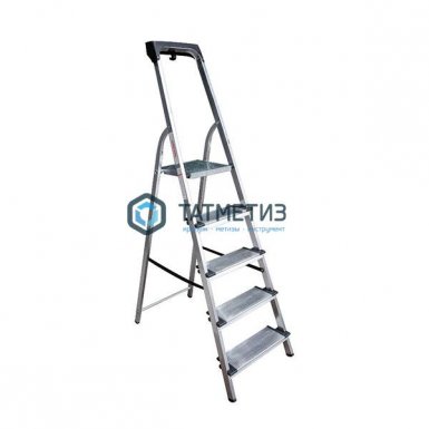 Стремянка 5 ступеней, алюм. с лотком-органайзером, ступень 130 мм |  «ТАТМЕТИЗ» Стремянка 5 ступеней, алюм. с лотком-органайзером, ступень 130 мм -  магазин «ТАТМЕТИЗ»