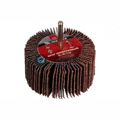 Круг лепестковый для дрели, P 40,  80 х 40 х 6 мм// MATRIX |  «ТАТМЕТИЗ» Круг лепестковый для дрели, P 40,  80 х 40 х 6 мм// MATRIX -  магазин «ТАТМЕТИЗ»