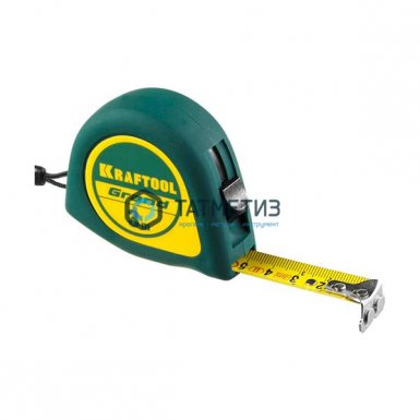 Рулетка KRAFTOOL GRAND, обрезиненный пластиковый корпус, 3м/16мм |  «ТАТМЕТИЗ» Рулетка KRAFTOOL GRAND, обрезиненный пластиковый корпус, 3м/16мм -  магазин «ТАТМЕТИЗ»