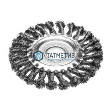 Щетка для УШМ дисковая 175 мм, 22 мм, STAYER "MASTER", плетенные пучки проволоки 0,5мм |  «ТАТМЕТИЗ» Щетка для УШМ дисковая 175 мм, 22 мм, STAYER "MASTER", плетенные пучки проволоки 0,5мм -  магазин «ТАТМЕТИЗ»