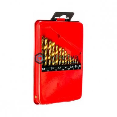 Набор сверл по металлу, 1,5-6,5 мм (через 0,5мм, 3,2мм, 4.8мм), HSS, 13 шт., нитридтитан // Matrix |  «ТАТМЕТИЗ» Набор сверл по металлу, 1,5-6,5 мм (через 0,5мм, 3,2мм, 4.8мм), HSS, 13 шт., нитридтитан // Matrix -  магазин «ТАТМЕТИЗ»