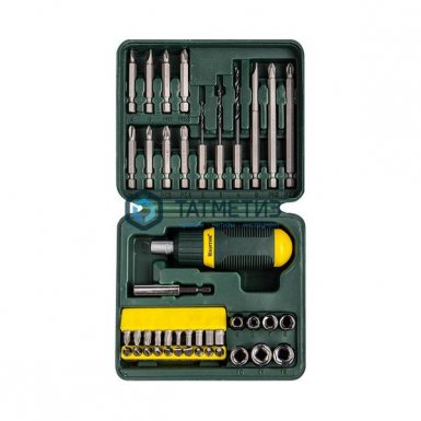 Набор отвертка реверсивная с битами и торцевыми головками и сверлами, 43 предм. KRAFTOOL |  «ТАТМЕТИЗ» Набор отвертка реверсивная с битами и торцевыми головками и сверлами, 43 предм. KRAFTOOL -  магазин крепежа «ТАТМЕТИЗ»