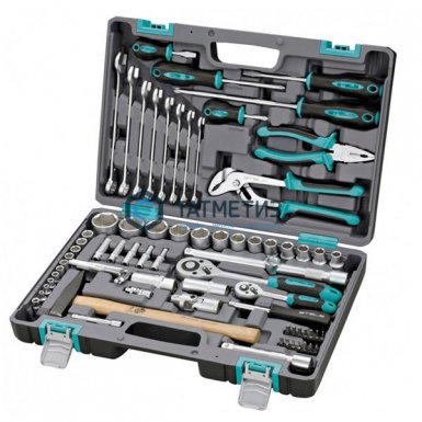 Набор инструментов, 1/2", 1/4 , пластиковый кейс 76 предм.// STELS |  «ТАТМЕТИЗ» Набор инструментов, 1/2", 1/4 , пластиковый кейс 76 предм.// STELS -  магазин «ТАТМЕТИЗ»
