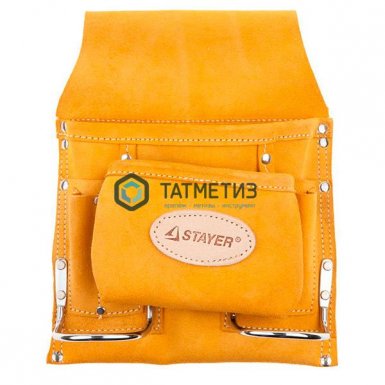 Сумка поясная STAYER PROFESSIONAL для инструментов, кожаная, 8 карманов, 2 скобы |  «ТАТМЕТИЗ» Сумка поясная STAYER PROFESSIONAL для инструментов, кожаная, 8 карманов, 2 скобы -  магазин «ТАТМЕТИЗ»