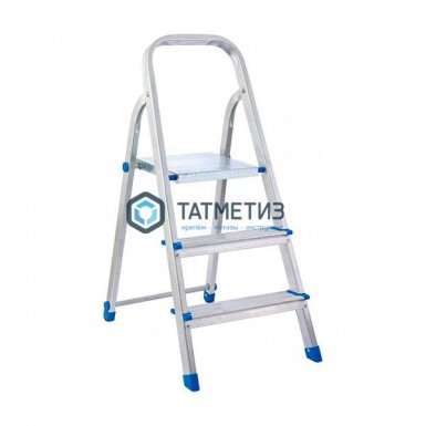 Стремянка 3 ступени, "Compact", алюминиевая // СИБРТЕХ // Pоссия |  «ТАТМЕТИЗ» Стремянка 3 ступени, "Compact", алюминиевая // СИБРТЕХ // Pоссия -  магазин «ТАТМЕТИЗ»