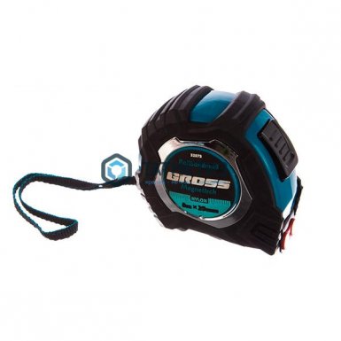 Рулетка Magnetisch, 8м х 25мм, обрезин. корпус,автоматич. фиксация, нейлон. покр.,магн.зацеп// Gross |  «ТАТМЕТИЗ» Рулетка Magnetisch, 8м х 25мм, обрезин. корпус,автоматич. фиксация, нейлон. покр.,магн.зацеп// Gross -  магазин «ТАТМЕТИЗ»