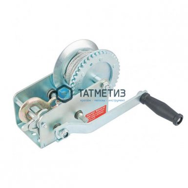 Лебедка шестеренчатая, тяга - 0,8 т, 9 м, тросовая// МАТРИКС |  «ТАТМЕТИЗ» Лебедка шестеренчатая, тяга - 0,8 т, 9 м, тросовая// МАТРИКС -  магазин «ТАТМЕТИЗ»