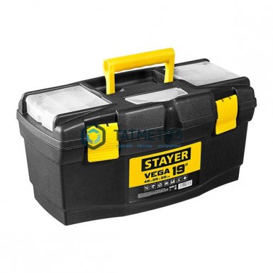 Ящик для инструмента "VEGA-19" пластиковый, STAYER |  «ТАТМЕТИЗ» Ящик для инструмента "VEGA-19" пластиковый, STAYER -  магазин «ТАТМЕТИЗ»