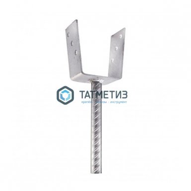 Основание колонны бруса на 100 мм, 120х100х100х6,0 мм, Н=250 мм, д=20 мм,  покрытие: ZINGA (4) |  «ТАТМЕТИЗ» Основание колонны бруса на 100 мм, 120х100х100х6,0 мм, Н=250 мм, д=20 мм,  покрытие: ZINGA (4) -  магазин «ТАТМЕТИЗ»