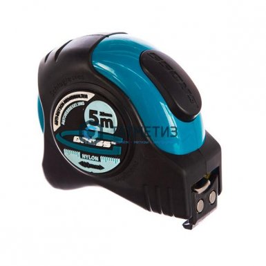 Рулетка "Schlagfest", 5 м x 25 мм, магн. обрезиненный зацеп, двухст. шкала, нейлоновое покр.// GROSS |  «ТАТМЕТИЗ» Рулетка "Schlagfest", 5 м x 25 мм, магн. обрезиненный зацеп, двухст. шкала, нейлоновое покр.// GROSS -  магазин «ТАТМЕТИЗ»