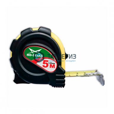 Рулетка MD-STARS 10 м х 25 мм, прорезин корп, магн крюк, автостоп, 2 фикс ленты, поясное креп |  «ТАТМЕТИЗ» Рулетка MD-STARS 10 м х 25 мм, прорезин корп, магн крюк, автостоп, 2 фикс ленты, поясное креп -  магазин «ТАТМЕТИЗ»