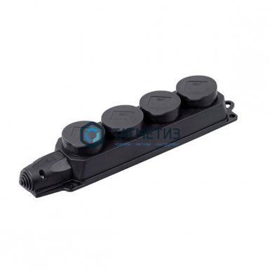 Розетка (колодка) 3-м Омега РБ33-1-0м с защ. крышкой IP44 каучук ИЭК |  «ТАТМЕТИЗ» Розетка (колодка) 3-м Омега РБ33-1-0м с защ. крышкой IP44 каучук ИЭК -  магазин «ТАТМЕТИЗ»