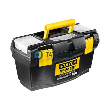 Ящик для инструмента "VEGA-16" пластиковый, STAYER |  «ТАТМЕТИЗ» Ящик для инструмента "VEGA-16" пластиковый, STAYER -  магазин «ТАТМЕТИЗ»