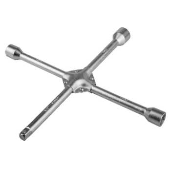 Ключ-крест баллонный 17-19-22-1/2", оцинкованный усиленный, ЗУБР "ЭКСПЕРТ" |  «ТАТМЕТИЗ» Ключ-крест баллонный 17-19-22-1/2", оцинкованный усиленный, ЗУБР "ЭКСПЕРТ" -  магазин «ТАТМЕТИЗ»