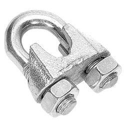 Зажим троса DIN 741 16  (25 шт/уп) F |  «ТАТМЕТИЗ» Зажим троса DIN 741 16  (25 шт/уп) F -  магазин «ТАТМЕТИЗ»