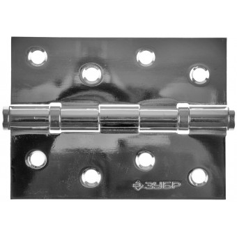 Петля универсальная ЗУБР "ЭКСПЕРТ", 2 подшипника, цвет хром (CP), с крепежом, 100х75х2,5мм, 2 шт |  «ТАТМЕТИЗ» Петля универсальная ЗУБР "ЭКСПЕРТ", 2 подшипника, цвет хром (CP), с крепежом, 100х75х2,5мм, 2 шт -  магазин «ТАТМЕТИЗ»