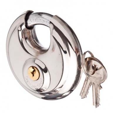 Замок навесной 80мм круглый, металл, арт. SS-2001 ЕРМАК |  «ТАТМЕТИЗ» Замок навесной 80мм круглый, металл, арт. SS-2001 ЕРМАК -  магазин «ТАТМЕТИЗ»