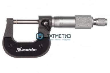 Микрометр механический, 0-25 мм// MATRIX |  «ТАТМЕТИЗ» Микрометр механический, 0-25 мм// MATRIX -  магазин «ТАТМЕТИЗ»