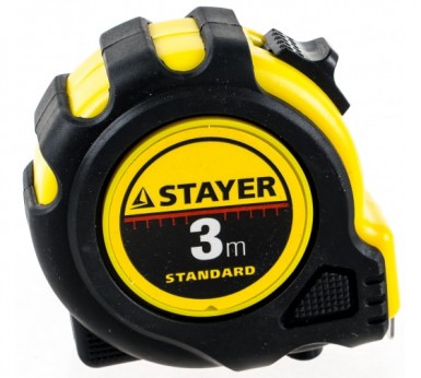 Рулетка STAYER MASTER 3м/19мм, в ударостойком обрезиненном корпусе |  «ТАТМЕТИЗ» Рулетка STAYER MASTER 3м/19мм, в ударостойком обрезиненном корпусе -  магазин «ТАТМЕТИЗ»
