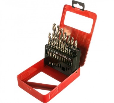 Набор сверл по металлу, 1-10 мм (через 0, 5 мм), HSS, 19 шт., метал. коробка цил. хвостовик MATRIX |  «ТАТМЕТИЗ» Набор сверл по металлу, 1-10 мм (через 0, 5 мм), HSS, 19 шт., метал. коробка цил. хвостовик MATRIX -  магазин «ТАТМЕТИЗ»