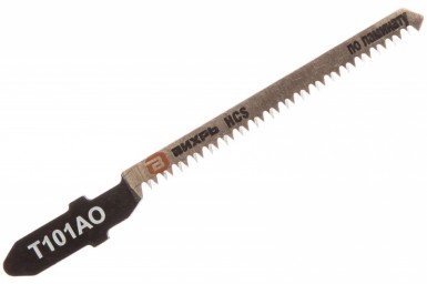 Пилки для лобзика Т101АО по ламинату, чистый, криволинейный рез 76х50мм (2 шт) Вихрь -  магазин крепежа «ТАТМЕТИЗ»