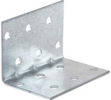 Усиленный монтажный уголок 40x40x60x1,5 mm KMP2 |  «ТАТМЕТИЗ» Усиленный монтажный уголок 40x40x60x1,5 mm KMP2 -  магазин «ТАТМЕТИЗ»