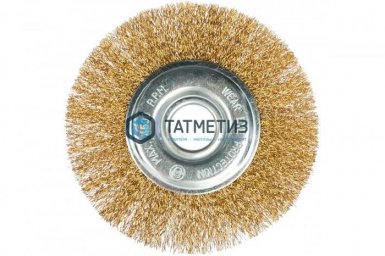 Щетка для УШМ дисковая 125 мм, 22 мм, плоская металлическая // MATRIX |  «ТАТМЕТИЗ» Щетка для УШМ дисковая 125 мм, 22 мм, плоская металлическая // MATRIX -  магазин «ТАТМЕТИЗ»