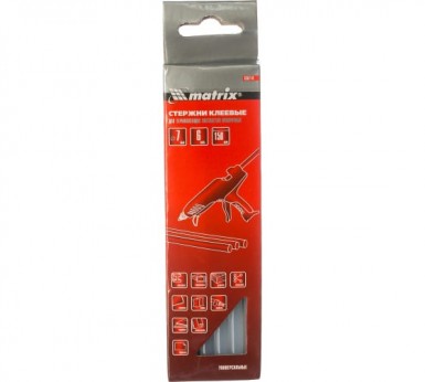 Стержни клеевые, 7 x 150 мм, прозрачные, 6 шт.// Matrix |  «ТАТМЕТИЗ» Стержни клеевые, 7 x 150 мм, прозрачные, 6 шт.// Matrix -  магазин «ТАТМЕТИЗ»