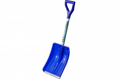 Лопата автомобильная снеговая СИБИН АВТО-28 , пластиковая с ал планкой,  ал черенок |  «ТАТМЕТИЗ» Лопата автомобильная снеговая СИБИН АВТО-28 , пластиковая с ал планкой,  ал черенок -  магазин «ТАТМЕТИЗ»