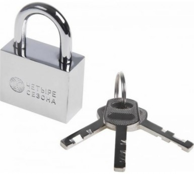 Замок навесной 40мм, серия сталь 4 СЕЗОНА |  «ТАТМЕТИЗ» Замок навесной 40мм, серия сталь 4 СЕЗОНА -  магазин «ТАТМЕТИЗ»