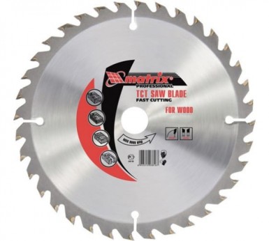 Диск пильный по дереву 185х20 16мм, 24Т + кольцо MATRIX Professional |  «ТАТМЕТИЗ» Диск пильный по дереву 185х20 16мм, 24Т + кольцо MATRIX Professional -  магазин «ТАТМЕТИЗ»