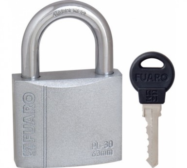 Замок навесной 63мм FUARO 3 ключа |  «ТАТМЕТИЗ» Замок навесной 63мм FUARO 3 ключа -  магазин «ТАТМЕТИЗ»