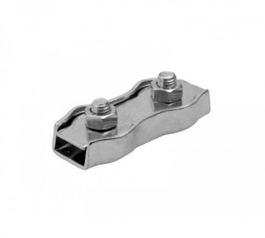 Зажим для троса DUPLEX  3мм A4 |  «ТАТМЕТИЗ» Зажим для троса DUPLEX  3мм A4 -  магазин «ТАТМЕТИЗ»