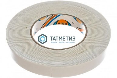 Лента двусторонняя, на вспененной основе 19 мм х 10 м, белая AVIORA |  «ТАТМЕТИЗ» Лента двусторонняя, на вспененной основе 19 мм х 10 м, белая AVIORA -  магазин «ТАТМЕТИЗ»