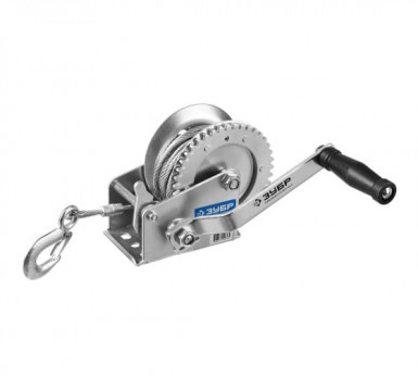 Лебедка ручная барабанная ЗУБР "ПРОФЕССИОНАЛ", тяговая, тросовая, 0.9 т, 8 м |  «ТАТМЕТИЗ» Лебедка ручная барабанная ЗУБР "ПРОФЕССИОНАЛ", тяговая, тросовая, 0.9 т, 8 м -  магазин «ТАТМЕТИЗ»