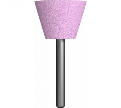 Шарошка абразивная, оксид алюминия, трапецевидная 35 х 25 мм, пос.6мм, Практика -  магазин крепежа «ТАТМЕТИЗ»