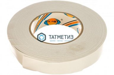 Лента двусторонняя, на вспененной основе 25 мм х 10 м, белая AVIORA |  «ТАТМЕТИЗ» Лента двусторонняя, на вспененной основе 25 мм х 10 м, белая AVIORA -  магазин «ТАТМЕТИЗ»