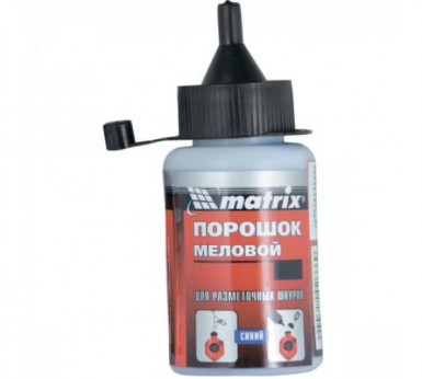 Порошок  меловой синий, 115 г, для разметочных шнуров// MATRIX |  «ТАТМЕТИЗ» Порошок  меловой синий, 115 г, для разметочных шнуров// MATRIX -  магазин «ТАТМЕТИЗ»