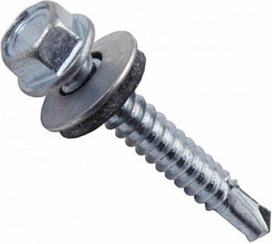 Саморез кровельный 5,5x 65 св №5  (1500 шт/уп)  KENNER (Тайвань) |  «ТАТМЕТИЗ» Саморез кровельный 5,5x 65 св №5  (1500 шт/уп)  KENNER (Тайвань) -  магазин «ТАТМЕТИЗ»