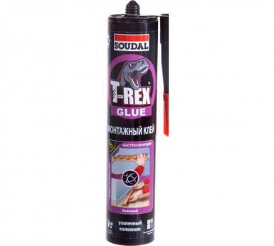 Клей монтажный T-REX "Быстросохнущий" viol 310 мл 12 -  магазин крепежа «ТАТМЕТИЗ»