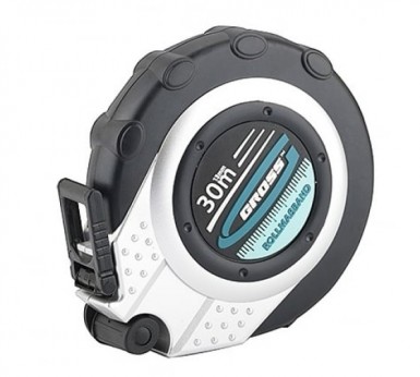 Рулетка геодезическая 30 м х 13 мм, закр. корп., металл. лента, нейлон, двуст. шкала GROSS |  «ТАТМЕТИЗ» Рулетка геодезическая 30 м х 13 мм, закр. корп., металл. лента, нейлон, двуст. шкала GROSS -  магазин «ТАТМЕТИЗ»