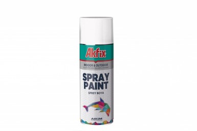 Краска аэроз. СЕРАЯ  глянц. RAL7035 400ML Gw.300Gr(6) Akfix -  магазин «ТАТМЕТИЗ»