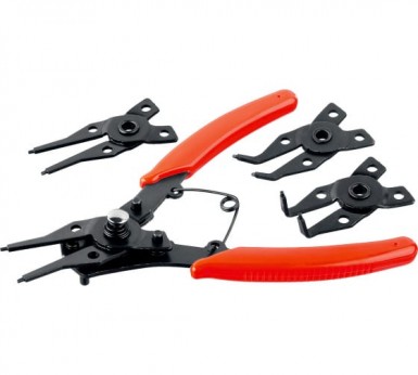 Съемник стопорных колец MIRAX, 4 сменные насадки |  «ТАТМЕТИЗ» Съемник стопорных колец MIRAX, 4 сменные насадки -  магазин «ТАТМЕТИЗ»