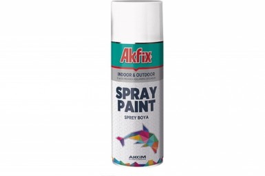 Краска аэроз. ЖЕЛЕЗНО-СЕРАЯ  RAL7011 400Ml Gw.300Gr (6) Akfix -  магазин «ТАТМЕТИЗ»