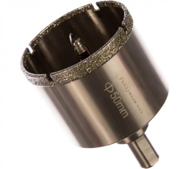 Коронка алмазная по керамике с центр. сверлом 50мм Trio |  «ТАТМЕТИЗ» Коронка алмазная по керамике с центр. сверлом 50мм Trio -  магазин «ТАТМЕТИЗ»