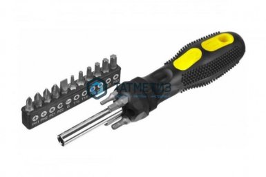 Набор отвертка-битодержатель с битами 25мм 15шт, 16 предметов STAYER "MASTER" |  «ТАТМЕТИЗ» Набор отвертка-битодержатель с битами 25мм 15шт, 16 предметов STAYER "MASTER" -  магазин крепежа «ТАТМЕТИЗ»