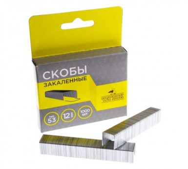 Скобы для степлера, тип 53, 12 мм, закаленные, ЧЕГЛОК (50/200), шт |  «ТАТМЕТИЗ» Скобы для степлера, тип 53, 12 мм, закаленные, ЧЕГЛОК (50/200), шт -  магазин «ТАТМЕТИЗ»