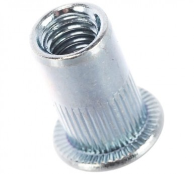 Заклепка-гайка с цил бортом и насечками А2 М 6 х 16 |  «ТАТМЕТИЗ» Заклепка-гайка с цил бортом и насечками А2 М 6 х 16 -  магазин «ТАТМЕТИЗ»